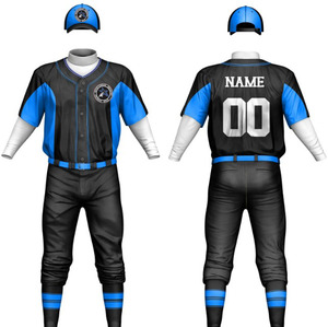 Uniformes de baseball à sublimation personnalisés pour jeunes, ensembles grande taille et respirants - Product Image 1