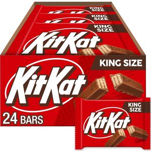 <b>KIT</b> KAT Milk Chocolate Wafer King Size, Candy Bars, 3 oz (24 Count) - Product Image 3