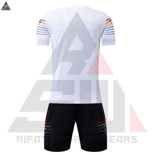 Conjuntos de Uniformes Deportivos de Fútbol Estampados de Alta Calidad, Cómodos, Transpirables, de Secado Rápido, Ligeros, 100% Poliéster, Personalizables, Unisex - Product Image 3