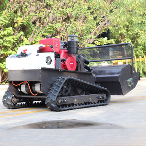 <b>Robotic</b> Self-Propelled Cordless 4-Stroke Gas-Electric Hybrid Four-Wheel-Drive Lawn Mowers with <b>Remote</b> <b>Control</b> for Houses Gardens - Product Image 6