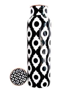 Meilleur prix écologique 1L usage quotidien imprimé cuivre bouteille d'eau couvercle d'isolation thermique haute qualité en acier inoxydable gobelet pour - Product Image 4