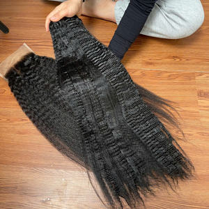 2025 produit chaud 100% vietnamien humain Yaki trame droite cheveux disponibles de haute qualité Super brillant soyeux grand en Stock - Product Image 3