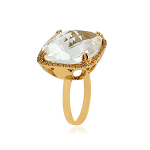 แหวน925คริสตัลสีเงินสเตอร์ลิงสำหรับชุบโรเดียมแหวนแบบคลาสสิกทันสมัย - Product Image 2