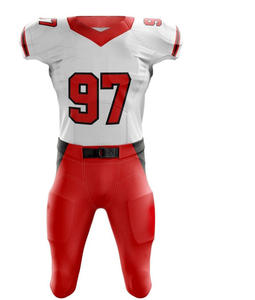 Maillot d'entraînement de football américain unisexe sur mesure avec logo OEM respirant grande taille imprimé directement à l'usine - Product Image 6