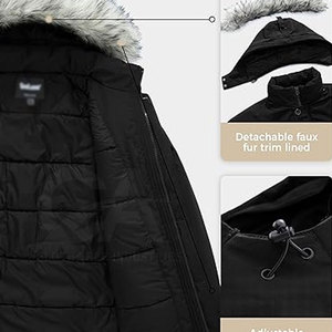 Veste en fausse fourrure à capuche pour homme en gros, veste d'hiver rembourrée pour l'extérieur, doublure épaisse, veste chaude - Product Image 4