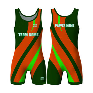 Camiseta de lucha libre para hombre de diseño personalizado, ropa deportiva informal con técnica de lavado, trajes de lucha sublimados al por mayor - Product Image 3