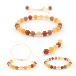 Gran oferta de piedras naturales de 8mm, preciosas piedras preciosas semipreciosas, pulseras de cuentas de semillas Unisex para mujer - Product Image 1