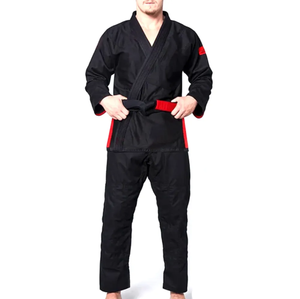 ชุดเครื่องแบบจิว-จิตสึสีดำเสื้อผ้าคอตตอน100% สีดำสำหรับผู้ชาย Jitsu Gi-Jitsu GI โลโก้ & ออกแบบได้ตามต้องการ - Product Image 1