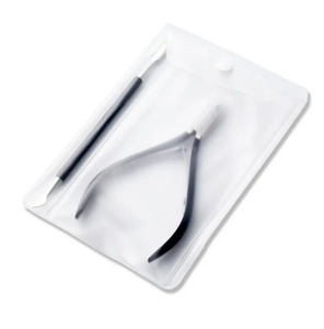 ANAAIF-Alicates para cutículas de uñas, removedor de piel muerta duradero, pinzas recortadoras, pinzas negras para cutículas de manicura con empujador de cutículas, D501 - Product Image 5