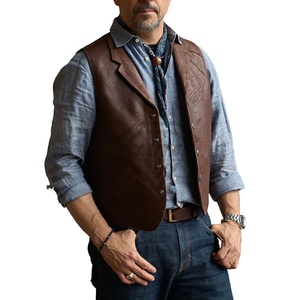 Chaleco de Cuero para Motocicleta de Alta Calidad a Bajo Precio, Logotipo Personalizado, Ligero, para Hombre, Servicio OEM - Product Image 2