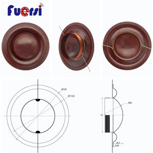 71mm diamètre intérieur 2.8 pouces bobine <span class=keywords><strong>acoustique</strong></span> résine phénolique diaphragme Tweeter klaxon haut-parleur pilote unité pièces composants <span class=keywords><strong>électro</strong></span> voix - Product Image 5