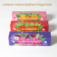 Boîtes d'extrémité en carton blanc ivoire pur de luxe personnalisées éponge expédition en gros accessoires pour crème contour des yeux nettoyant pour le visage