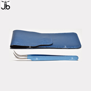 Pince d'extension de cils en acier inoxydable à pointe polie personnalisée JACKBILLY avec emballage Premium - Product Image 4