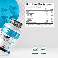 Vente chaude 2000mg d'acide linoléique conjugué (CLA) Capsule molle 60 pièces pour la nutrition sportive Supplément efficace de perte de poids