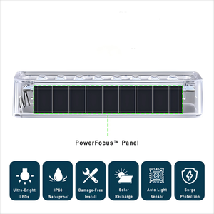 Bán kép 300 mét không dây <span class=keywords><strong>LED</strong></span> An Ninh thanh năng lượng mặt trời Hot bài giao thông Cone cảnh báo đèn nhấp nháy ánh sáng cho Phụ kiện xe hơi - Product Image 2