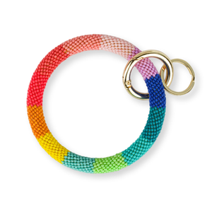 Porte-clés perle de rocaille de qualité supérieure conçoit des porte-clés perlés colorés avec des perles de rocaille Porte-clés uniques personnalisés pour les cadeaux - Product Image 5