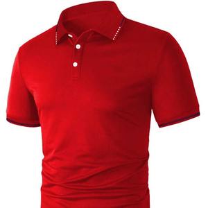 Polo personnalisé pour hommes, tenue décontractée fabriquée avec un tissu de haute qualité, toutes les couleurs disponibles personnalisées - Product Image 1