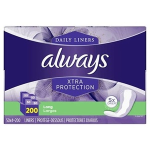 Always Panty Liners, Regular, Sin Perfume, 100 Unidades - Product Image 3