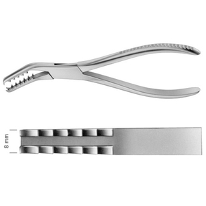 Pince de maintien d'os en acier inoxydable Semb 19.5cm courbée sur le côté Instruments chirurgicaux manuel-orthopédiques - Product Image 4