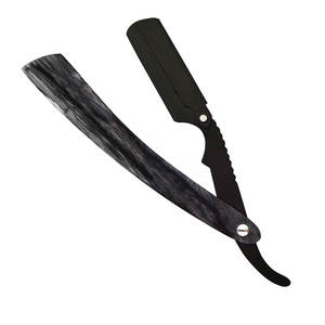 Expose Blade, maquinilla de afeitar deslizante azul mate para Peluqueros, logotipo personalizado gratuito, maquinillas de afeitar rectas, suministros de peluquero - Product Image 1