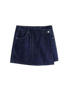 Conjunto de Verano de 2 Piezas de Mezclilla Premium para Mujer, Diseño Personalizado, Pantalones Cortos y Camiseta, 100% Algodón Transpirable - Product Image 3