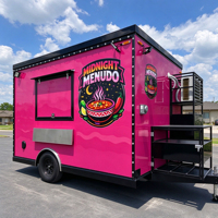 Chariot de restauration mobile avec cuisine complète et personnalisation de la marque pour la vente de rue, les événements et les festivals - pour les vendeurs de nourriture et les startups