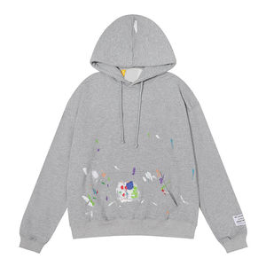 Sudadera con capucha recortada de algodón 100% unisex, Jersey térmico de gran tamaño transpirable con logotipo personalizado, venta al por mayor para la temporada de otoño, impresión Digital - Product Image 4