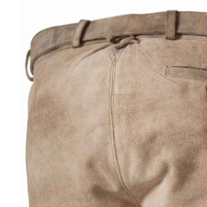 High Street Wear Shorts d'été Nouveau Design Brodé En Cuir Lederhosen Motif Solide Superbe Qualité Respirante - Product Image 5