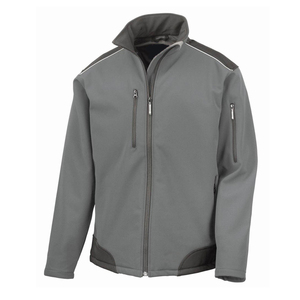 Veste Softshell Homme Personnalisée en Polyester avec Fermeture Éclair, Coupe-Vent, Imperméable, Col Montant, Manteau Chaud en Polaire pour l'Hiver, Vêtements de Sport pour Hommes - Product Image 1