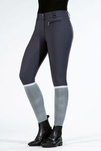 Pantalones de montar a caballo elásticos personalizados para mujer Pantalones ropa ecuestre pantalones de montar al por mayor con bolsillo con cremallera - Product Image 4