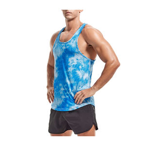Top Quality <b>Mens</b> Custom Wholesale Sportswear Sleeveless Fitness tank Top by Lazib Sports - Product Image 4