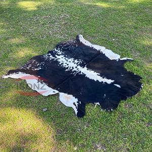 Peaux de cuir décoratives en cheveux de vache noirs pour l'intérieur Utilisation polyvalente sur les ceintures Meubles Sacs à main Canapés Chaussures Bagages Vêtements - Product Image 2