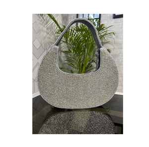 Bolso de Mano de Cuero PU de Media Luna de Diseño de Lujo para Mujer Joven, Gran Capacidad, Cierre de Cremallera Impermeable, Bordado, Venta al por Mayor - Product Image 4