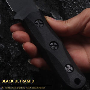 Cuchillo Bowie de Hoja Fija de Acero de Damasco Personalizado de Alta Gama, Multifuncional, para Expedición y Supervivencia, Venta al por Mayor, ODM - Product Image 3