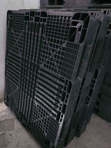 พาเลทพลาสติกยูโรแบบหนาพิเศษสองด้าน ขนาด 1200x1000 มม. แบบเข้าได้ 2 ทาง รับน้ำหนักได้ 0.5 ตัน สามารถวางซ้อนกันได้ น้ำหนัก 17 กก. รุ่น DCB-1006 สำหรับส่งออก - Product Image 2