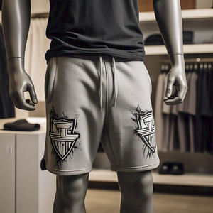 Top qualité Pemium nouveau Design Offre Spéciale longueur régulière logo personnalisé en détresse hommes sweat shorts/hommes shorts pour décontracté - Product Image 1