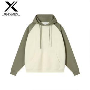 Sweat à capuche thermique surdimensionné pour homme en molleton 100 % coton multicolore personnalisé avec impression de logo et caractéristiques écologiques - Product Image 6