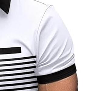Alta calidad 100% algodón impresión personalizada bordado OEM Logo liso en blanco hombres Polo camiseta Polo hecha por Dress Sports - Product Image 3
