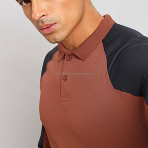 Camiseta Polo de Manga Larga Estilo Rugby Vintage con Logotipo Personalizado del Fabricante, Camiseta de Hombre con Botones y Rayas - Product Image 5