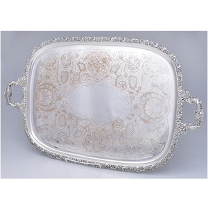 Elegante bandeja para servir comida para bodas Resorts Hogar y utensilios de cocina Vajilla ideal para restaurante y postre Servidor Ware - Product Image 1
