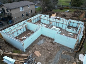Construction de structures écoénergétiques, blocs de murs en coffrage isolé en béton (ICF) - Product Image 4