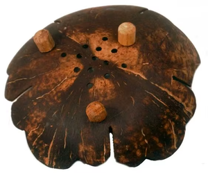 Bol à savon en coquille de noix de coco fait à la main Coquilles de noix de coco écologiques Produits fabriqués à partir de la vente en gros vietnamienne - Product Image 3