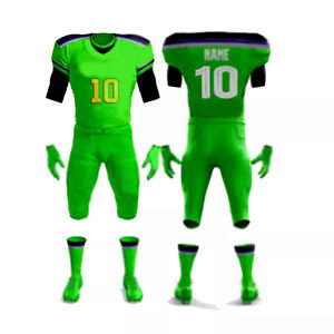 Newest Design American <b>Football</b> Jersey Breathable Outdoor Sportswear with Short Sleeves Team Wear Uniform Plus Size Option - Product Image 2