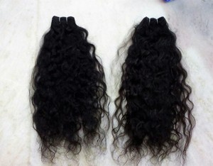 ผมแท้แบบเวอร์จินอินเดีย แบบดับเบิ้ลเวฟท์  แบบมัดเป็นช่อ  สีธรรมชาติ  จำหน่ายโดยผู้ส่งออก - Product Image 5