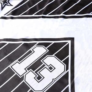 Camiseta de baloncesto con logotipo personalizado de alta calidad, conjunto de traje de uniforme transpirable al por mayor rápido, logotipo bordado directo de fábrica - Product Image 5