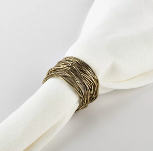Hot Sale Metal Round Mesh Napkin Rings For Dinning <b>Table</b> <b>Parties</b> Wedding Restaurant - Product Image 5