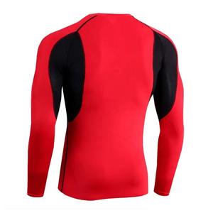 Hauts d'entraînement respirants Spandex Compression Gym Fitness Plongée Surf MMA Impression sublimée Rash Guard pour hommes - Product Image 5