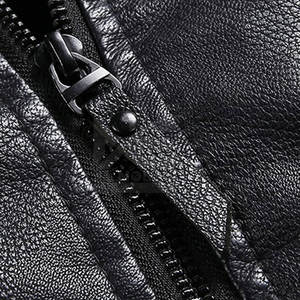 Vente chaude Nouvelle mode Veste en cuir coupe-vent d'hiver pour hommes avec col montant Vêtements pour hommes - Product Image 5