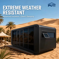 Vente Flash : Maison Modulaire Préfabriquée de Luxe Type Cabine Apple avec Isolation Thermique pour Hôtels et Supermarchés