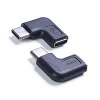 Rechts & Links abgewinkelt 90 Grad USB-C USB 3.2 Typ-C-Stecker-Buchse-Verlängerung adapter für Laptop & Tablet & Handy